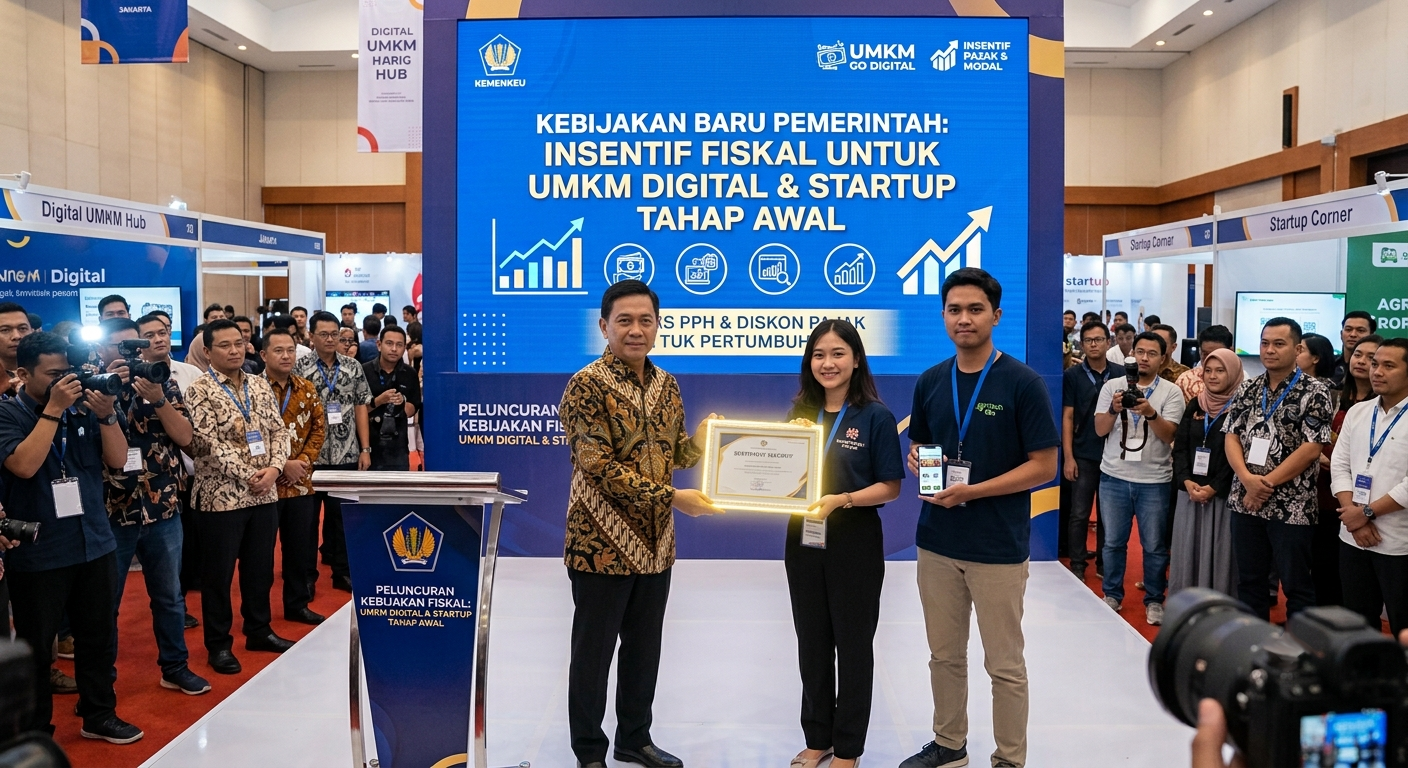 Kebijakan Baru Pemerintah: Insentif Fiskal untuk UMKM Digital dan Startup Tahap Awal